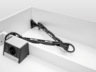 EVOline®Wing rješenje za sve ladice s kabelima © EVOline EVOline pametno rješenje za ladice